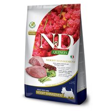 Farmina N&D Dog QUINOA (GF) adult mini, weight management, lamb 2,5 kg